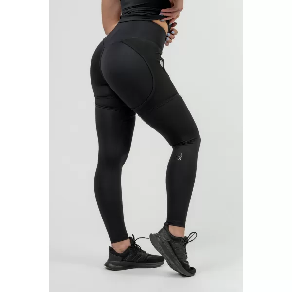  Дамски спортен клин с мрежа INTENSE Mesh 838 BLACK Nebbia 