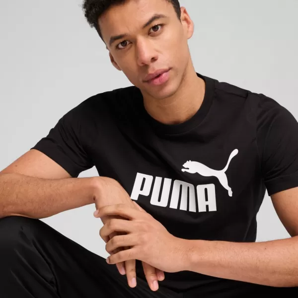  Мъжка тениска PUMA ESS NO. 1 LOGO TEE 682532-01 ЧЕРЕН 