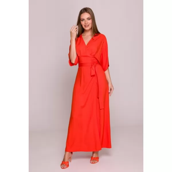  Рокля STYLOVE S406 КОРАЛ 