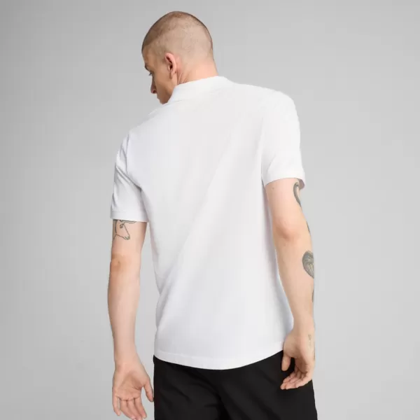  Мъжка тениска с яка PUMA ESS PIQUE POLO 682554-02 БЯЛО 