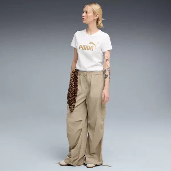  Риза PUMA ESS METALLIC NO. 1 LOGO TEE 631536-52 БЯЛ 