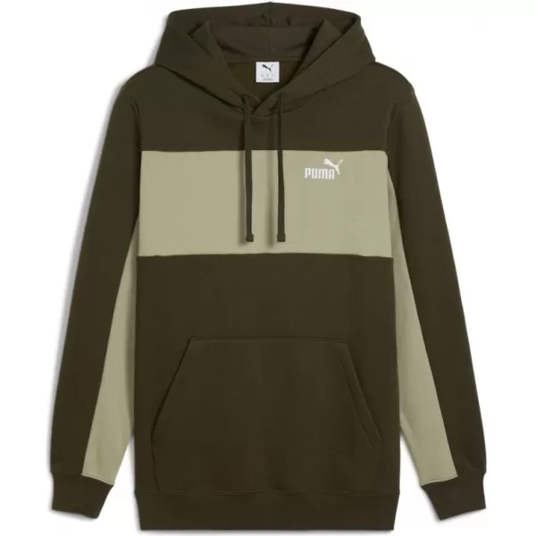  Мъжки суичър PUMA ESS BLOCK HOODIE FL 684686-82 ЗЕЛЕНО 