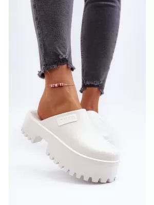Дамски чехли BIG STAR NN274015 WHITE Big Star Shoes