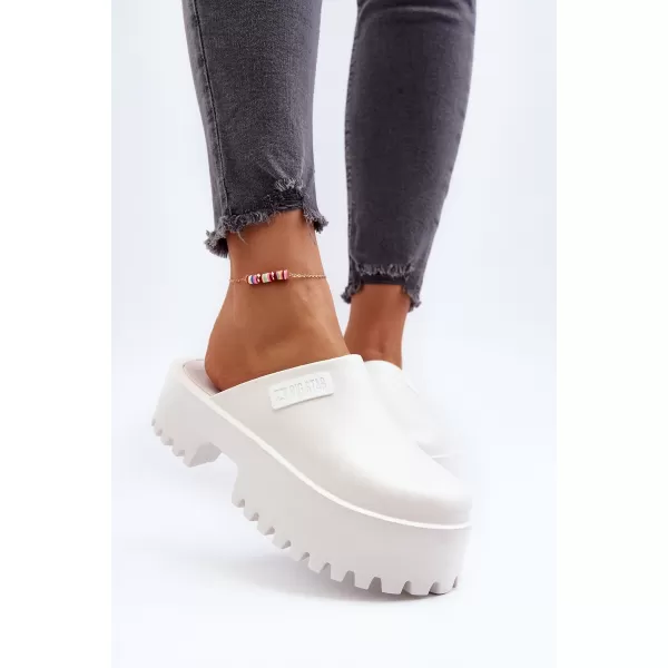  Дамски чехли BIG STAR NN274015 WHITE Big Star Shoes 