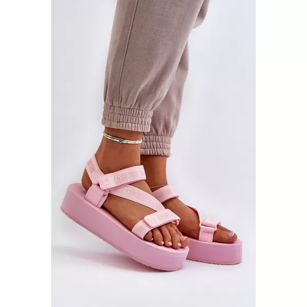  Дамски сандали BIG STAR NN274A533 PINK Big Star Shoes 