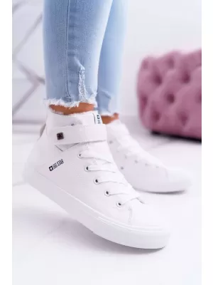 Дамски кожени боти BIG STAR V274541FW WHITE Big Star Shoes