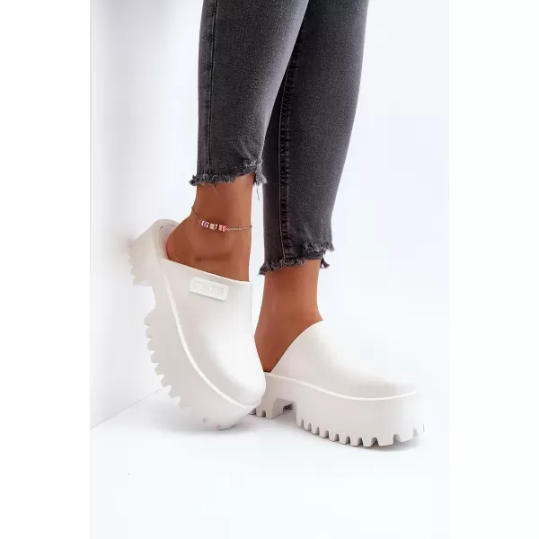  Дамски чехли BIG STAR NN274015 WHITE Big Star Shoes 