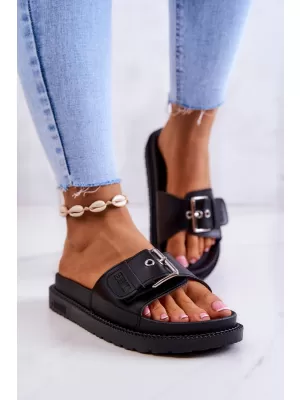 Модни дамски чехли BIG STAR JJ274A307 BLACK Big Star Shoes