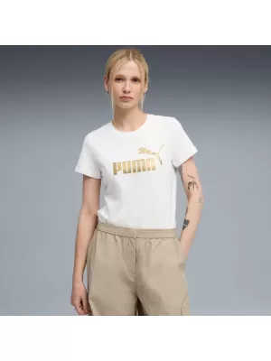 Риза PUMA ESS METALLIC NO. 1 LOGO TEE 631536-52 БЯЛ