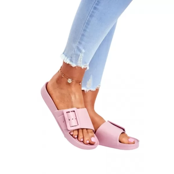  Дамски елегантни чехли BIG STAR FF274A389 PINK Big Star Shoes 
