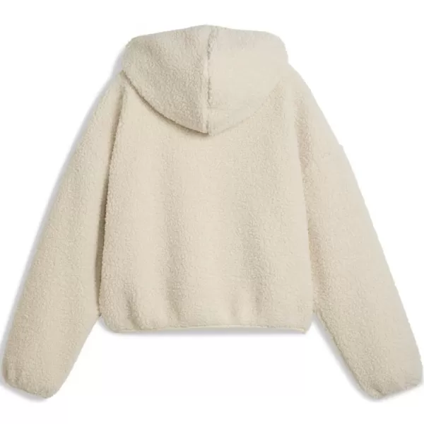 Дамска суитчър PUMA WARDROBE ESS OVERSIZED POLAR FLEECE HOODIE 632048-87 БЯЛ 