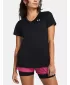 Дамска тениска UNDER ARMOUR TECH SSV- SOLID 1384229-001 ЧЕРЕН