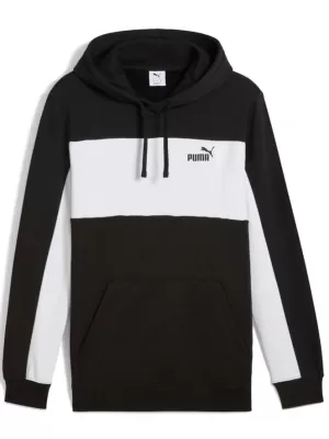 Мъжки суичър PUMA ESS BLOCK HOODIE FL 684686-01 ЧЕРЕН