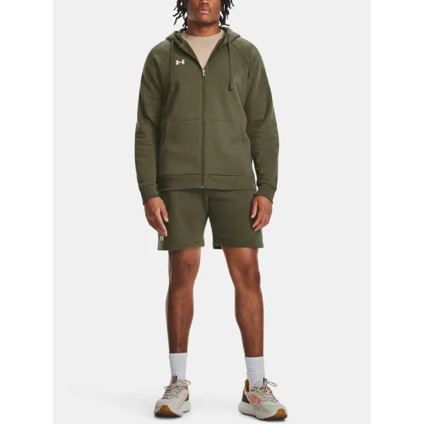  Мъжки суичър UNDER ARMOUR RIVAL FLEECE FZ HOODIE 1379767-390 ЗЕЛЕНО 