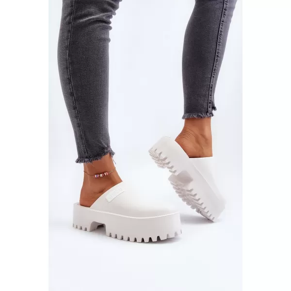  Дамски чехли BIG STAR NN274015 WHITE Big Star Shoes 