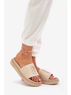 Дамски чехли BIG STAR LL274A210 BEIGE Big Star Shoes