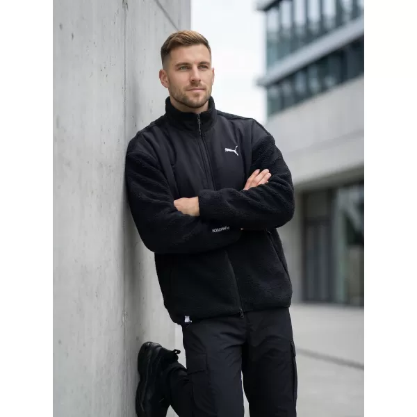  Мъжко яке PUMA TECH SOFT TECH RELAXED SHERPA JACKET 632104-01 ЧЕРЕН 