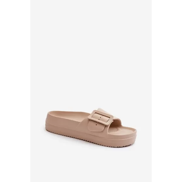  Дамски чехли BIG STAR NN274A666 BEIGE Big Star Shoes 