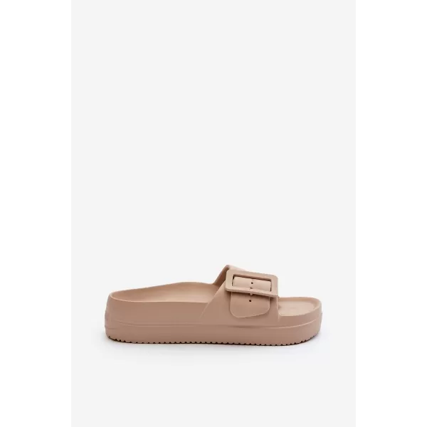  Дамски чехли BIG STAR NN274A666 BEIGE Big Star Shoes 