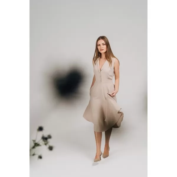  Рокля STYLOVE S409 БЕЖОВО 
