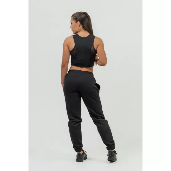  Дамски широки спортни панталони Signature INTENSE 846 BLACK/GOLD Nebbia 