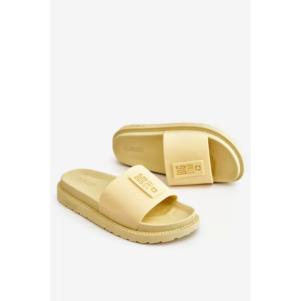  Дамски чехли BIG STAR JJ274A305 YELLOW Big Star Shoes 