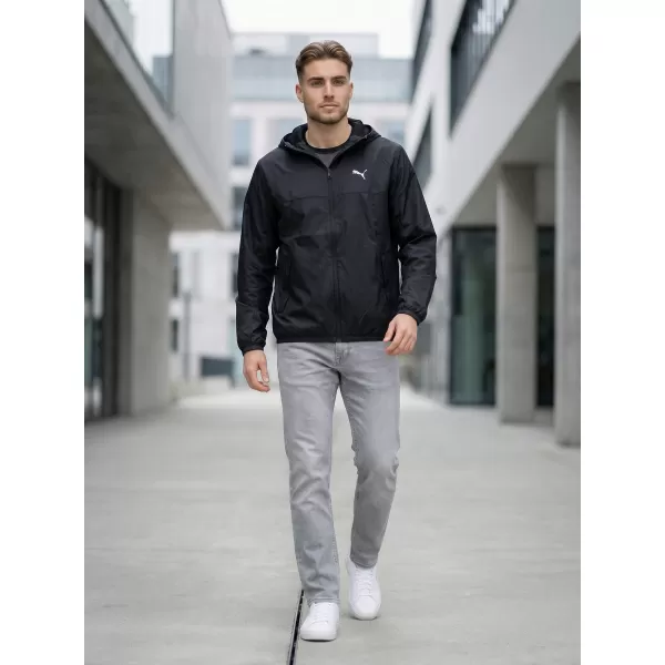 Мъжка ветровка PUMA ESS REGULAR WINDBREAKER 684625-01 ЧЕРЕН 