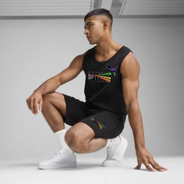  Мъжки шорти PUMA LOVE UNITED SHORTS 10 TR 684701_01 ПУМА ЧЕРНА 
