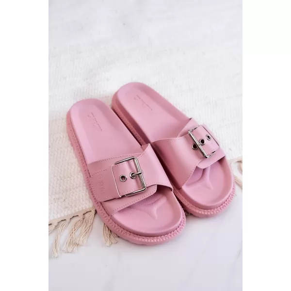  Модни дамски чехли BIG STAR JJ274A308 PINK Big Star Shoes 