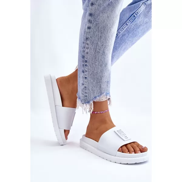  Дамски чехли BIG STAR LL274428 WHITE Big Star Shoes 