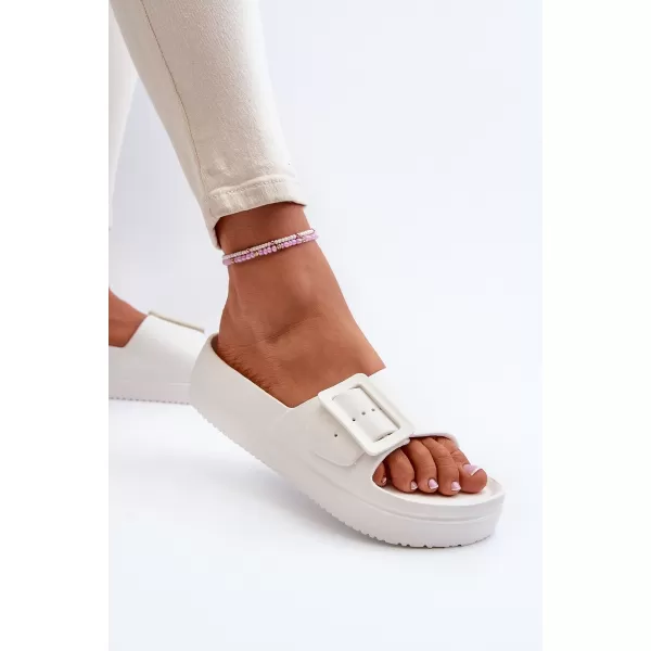  Дамски чехли BIG STAR NN274A661 WHITE Big Star Shoes 