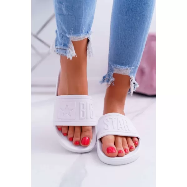  Дамски чехли BIG STAR DD274A268 WHITE Big Star Shoes 