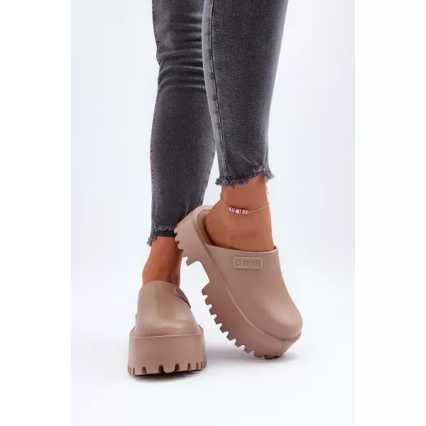  Дамски чехли BIG STAR NN274016 BEIGE Big Star Shoes 