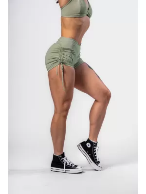 Къси панталони Push-up с връзки STRONG BEAUTY 429 LIGHT GREEN Nebbia