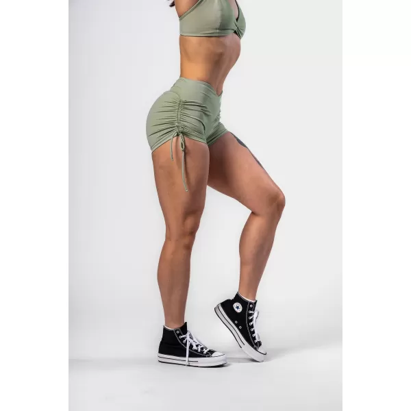  Къси панталони Push-up с връзки STRONG BEAUTY 429 LIGHT GREEN Nebbia 