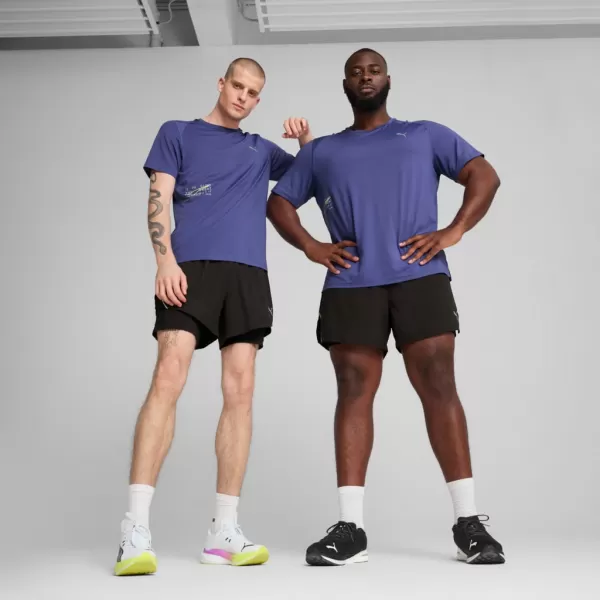 Къси панталони PUMA M RUN ULTRAWEAVE 2IN1 5"" SHORT​ 526635-01 ЧЕРНО 