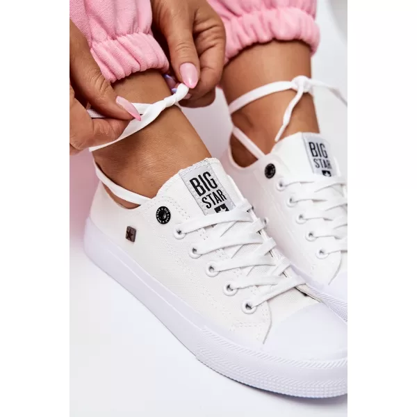 Дамски маратонки BIG STAR AA274010 WHITE Big Star Shoes 