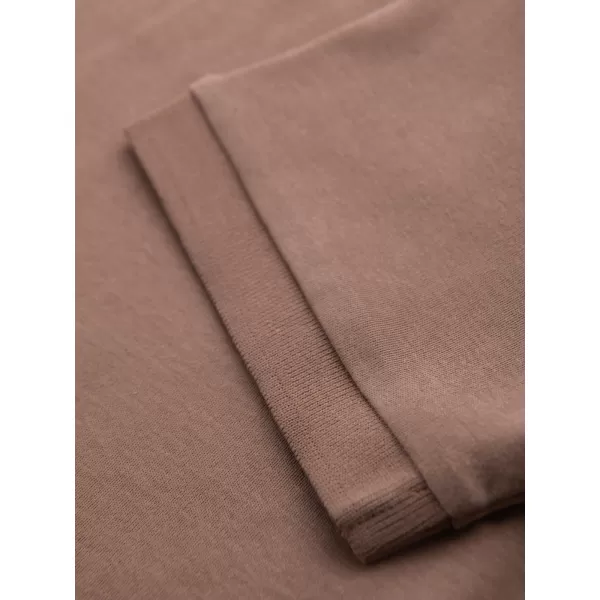  Мъжки t -риза OMBRE OM-POSS-0148 СВЕТЛО КАФЯВО 