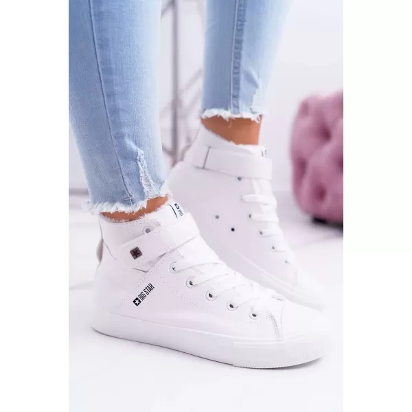 Дамски кожени боти BIG STAR V274541FW WHITE Big Star Shoes 