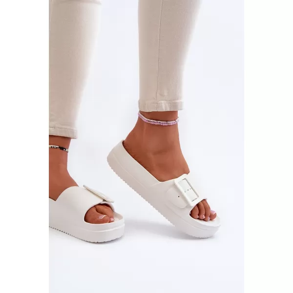  Дамски чехли BIG STAR NN274A661 WHITE Big Star Shoes 