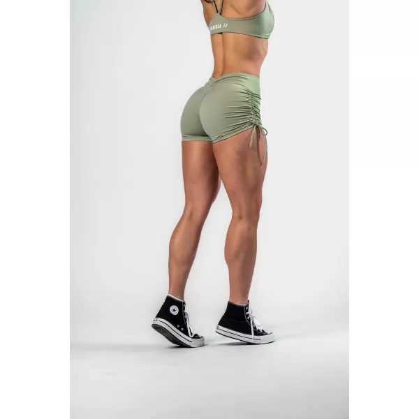  Къси панталони Push-up с връзки STRONG BEAUTY 429 LIGHT GREEN Nebbia 