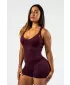 Оформящ фитнес гащеризон STRONG BEAUTY 427 ТЪМНО ЧЕРВЕН Nebbia