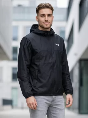 Мъжка ветровка PUMA ESS REGULAR WINDBREAKER 684625-01 ЧЕРЕН