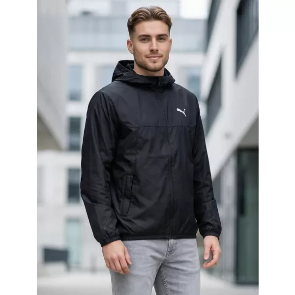  Мъжка ветровка PUMA ESS REGULAR WINDBREAKER 684625-01 ЧЕРЕН 