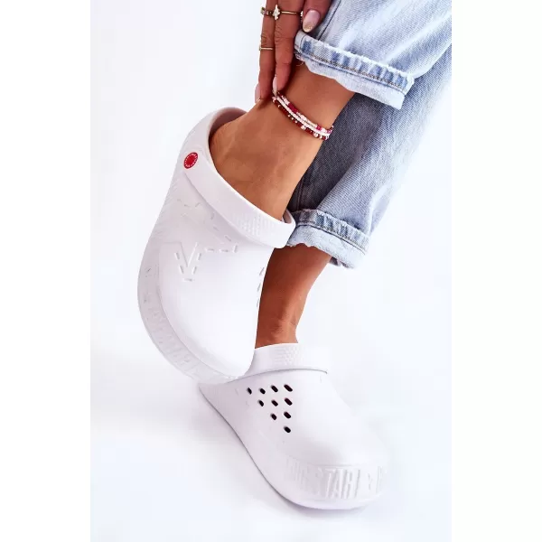  Дамски чехли с приплъзване BIG STAR II275003 WHITE Big Star Shoes 