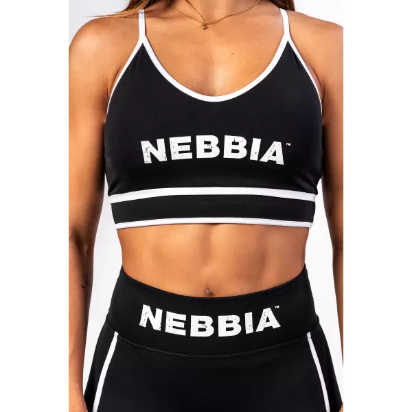  Спортен сутиен със средна опора MY RULES 608 BLACK Nebbia 