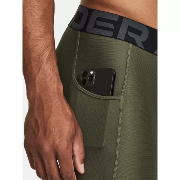  Мъжки клинове UNDER ARMOUR HG ARMOUR LEGGINGS 1361586-390 ЗЕЛЕНО 
